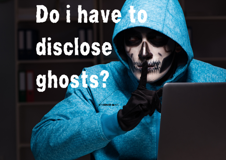 Do I have to Disclose Ghosts and haunted houses?
